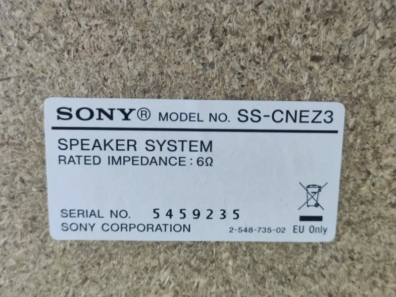 Колонки Sony SS CNEZ3 — фото 4
