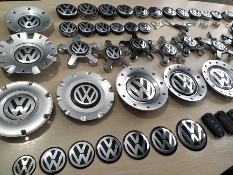Колпачки/Эмблемы/Заглушки/Ниппеля/Логотип в диски Volkswagen/VW/Фольц — фото 2