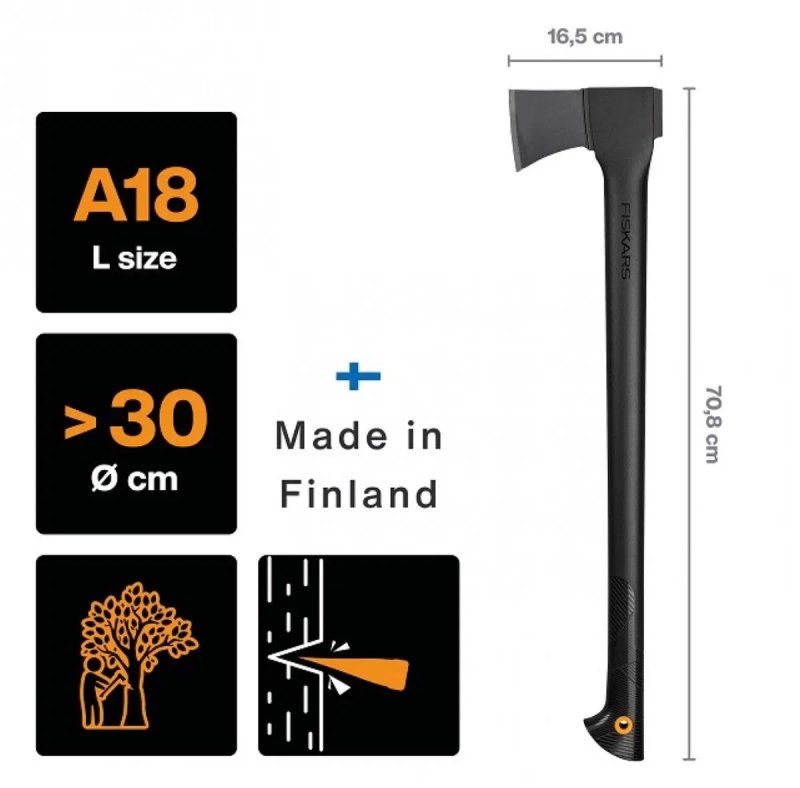 Колун сокира FISKARS Solid A18 (1052045) — фото 4