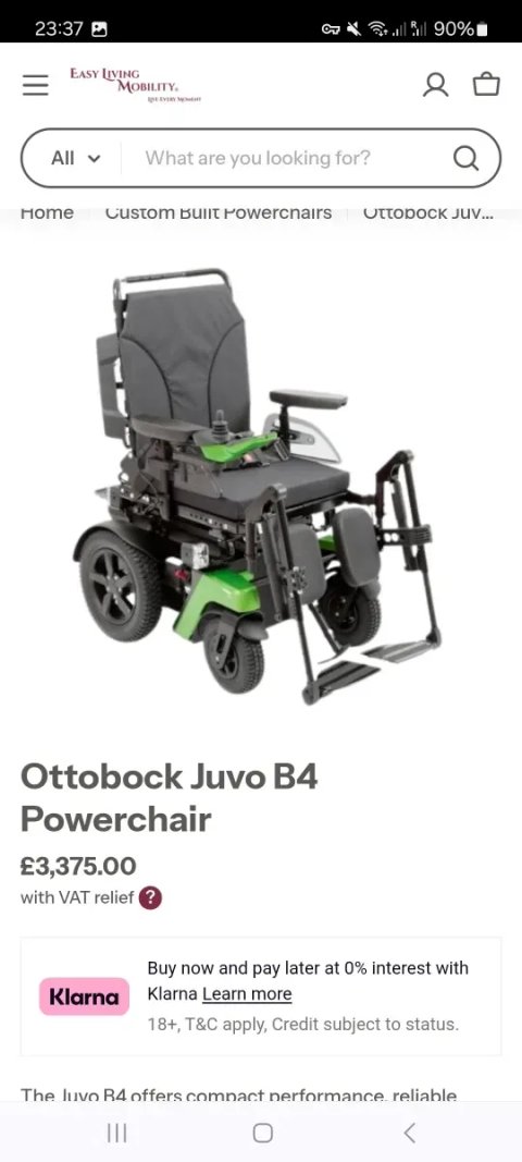 Коляска Ottobock Juvo B4. ЕКОНОМІЯ В 40 ВІДСОТКІВ!