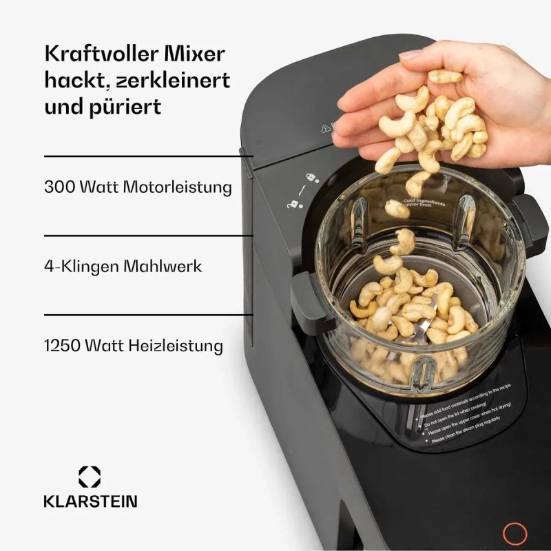 Комбайн аппарат для приготовления орехового молока Klarstein Marcia — фото 2