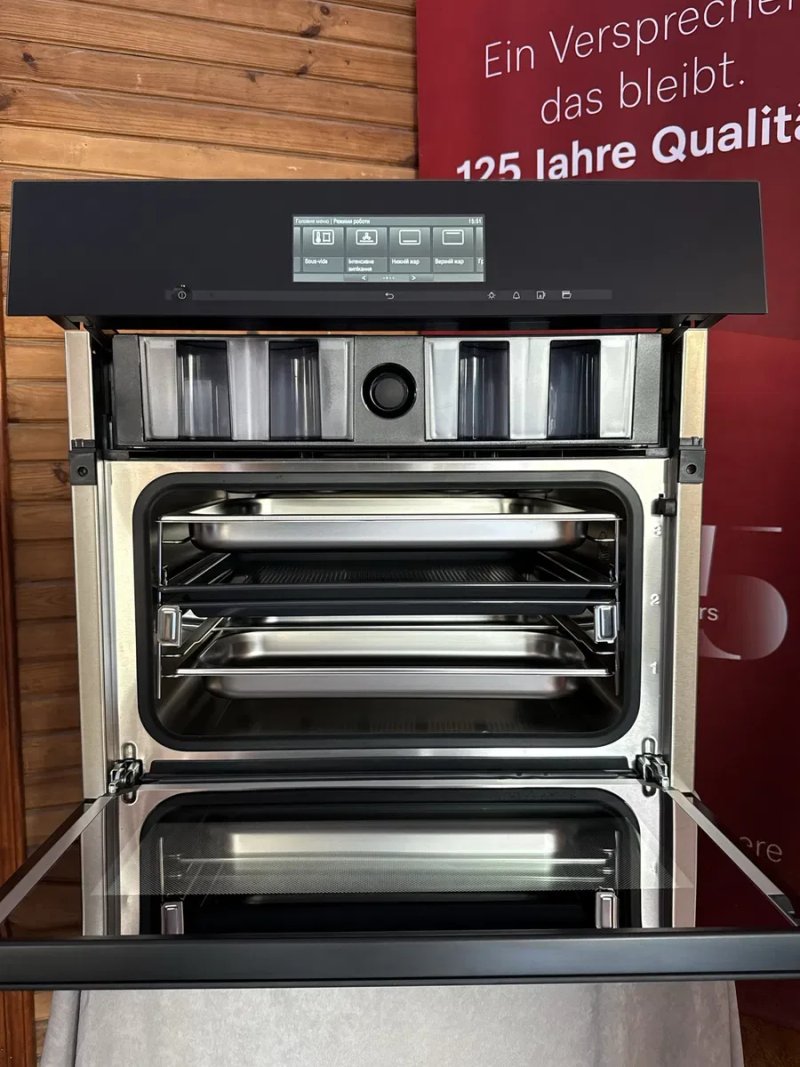 Комбіпароварка Miele DGC 6800 X OBSW/D | топ стан  | повний комплект — фото 2