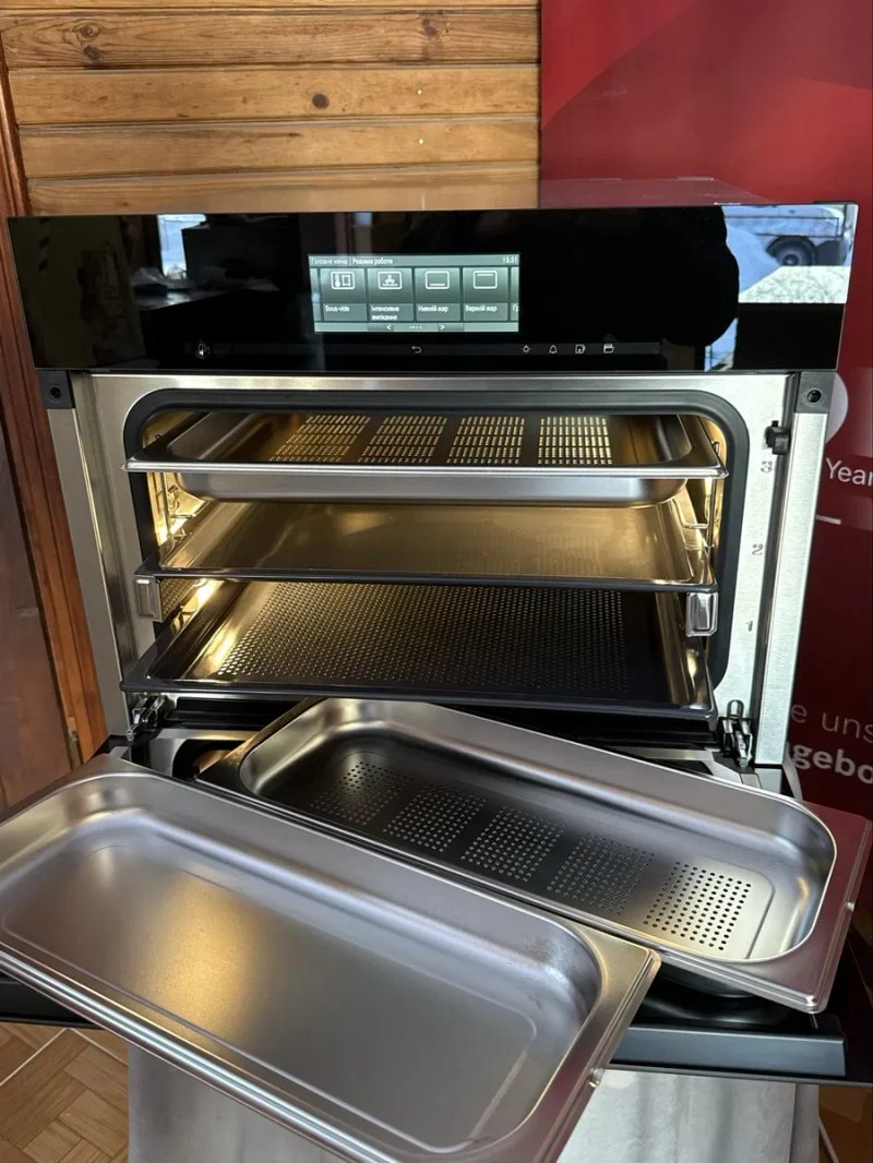 Комбіпароварка Miele DGC 6800 X OBSW/D | топ стан  | повний комплект — фото 4