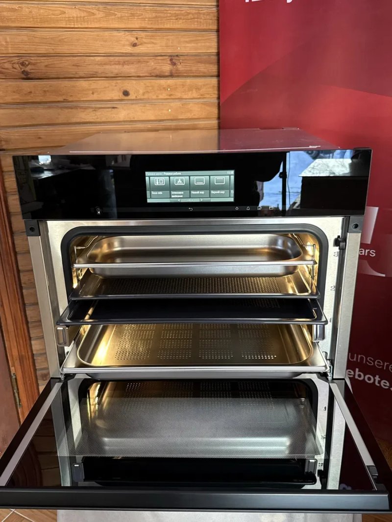 Комбіпароварка Miele DGC 6800 X OBSW/D | топ стан  | повний комплект — фото 6