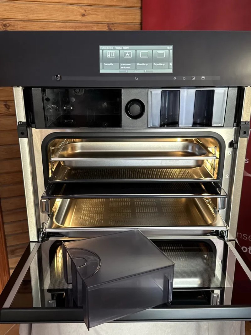 Комбіпароварка Miele DGC 6800 X OBSW/D | топ стан  | повний комплект — фото 7