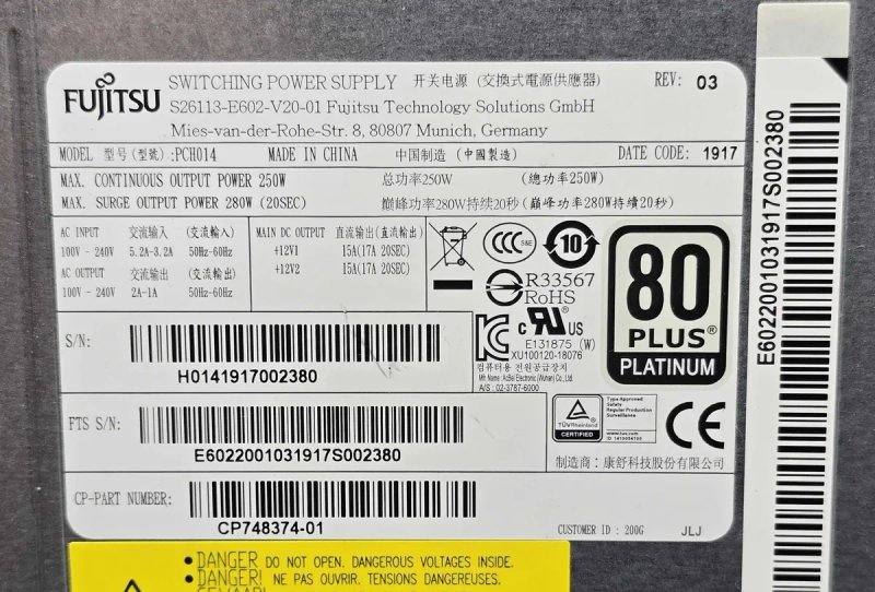 Комп'ютер Fujitsu Esprimo D958 SFF i5-8500 8Gb DDR4 SSD 120Gb (кількість) + Гарантія — фото 5