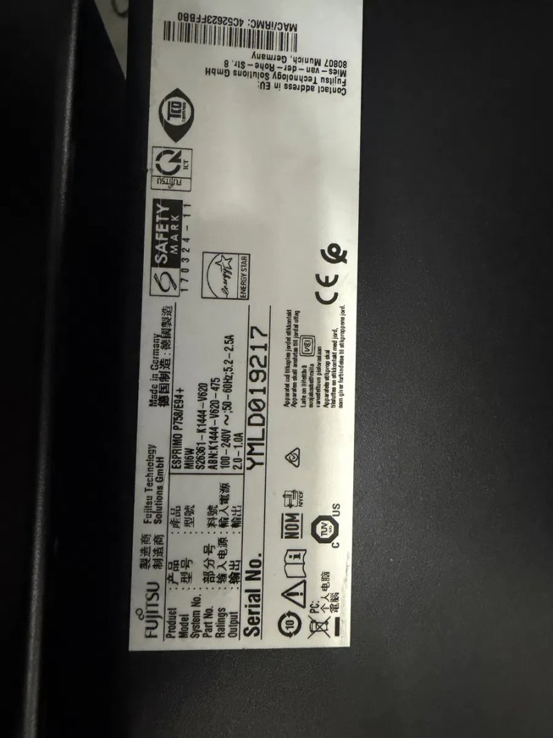 Компʼютер Fujitsu p758/94+ Pentium G5400/8 DDR4/256Ssd/Windows License — фото 2