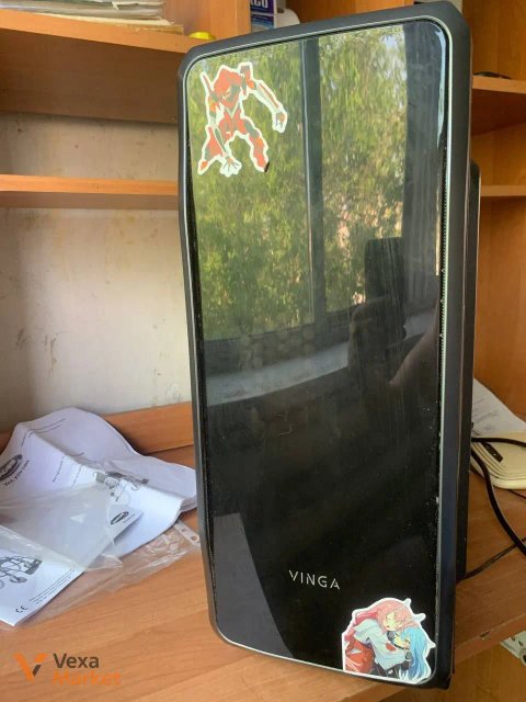 Ігровий ПК Vinga з монітором Philips, AMD Ryzen 5 3500, GTX 1050 Ti, 16GB RAM, SSD+HDD