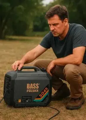 Компактний Інверторний генератор Bass Polska 5045 — 3,5 кВт. чиста синусоїда — фото 2