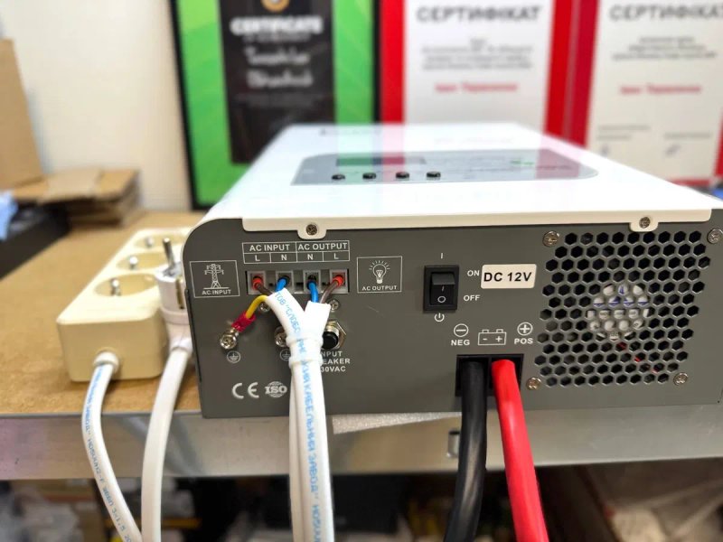 Комплект 3 6кВт‼️24 220В LiFePo4 Зарядная станция для дома квартиры гибридный инвертор зарядна станція набір інвертор бесперебойник с аккумулятором — фото 3