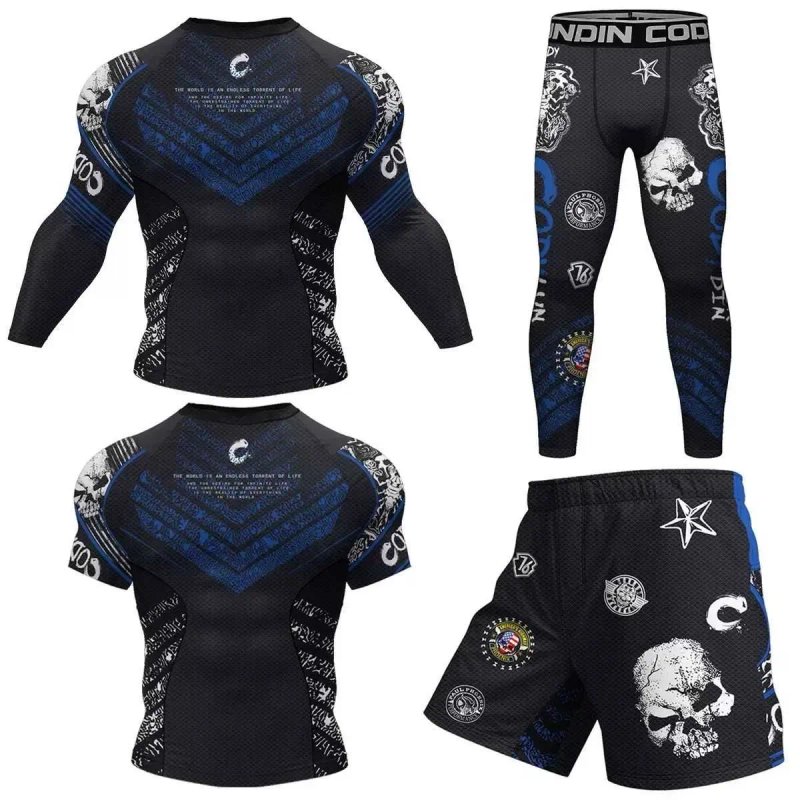 Комплект 3 в 1 Cody Lundin Jiu Jitsu, Dracon рашгард, шорти, футболка. — фото 4