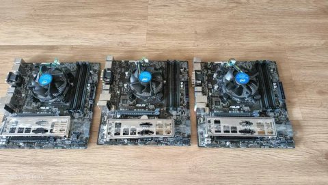 Комплект Asus B150M-C DDR4 s1151 + Core i3-6100 BOX (2(4)*3.7Ghz) + RAM DDR4 8Gb (4+4)