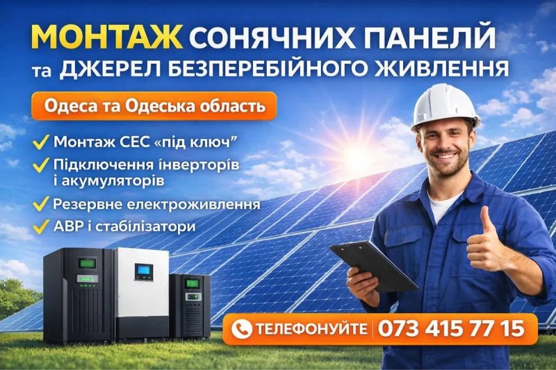 Комплект автономного живлення 3,2 кВт для дому та офісу. — фото 2