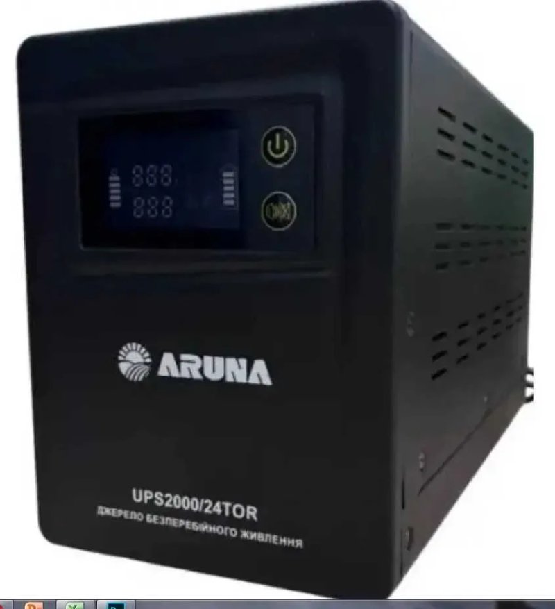 Комплект ДБЖ ARUNA UPS 2000/24TOR + LiFePO₄ 100 А·год (25.6 В, Bluetooth) — фото 3