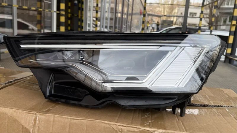 комплект фар  фары  фари стоп стопы audi a6  full led  c8 европа 2019+ — фото 2