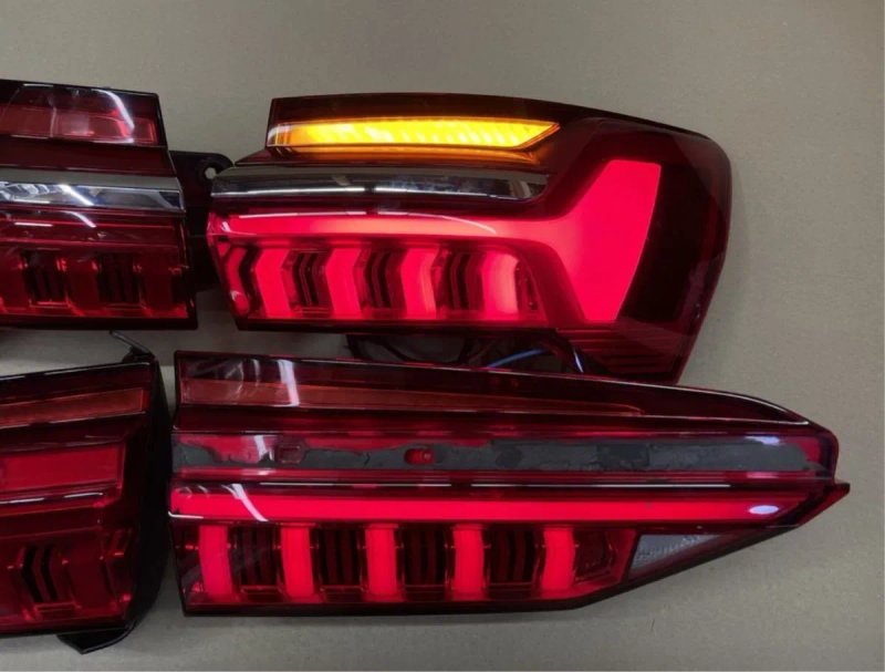комплект фар  фары  фари стоп стопы audi a6  full led  c8 европа 2019+ — фото 7