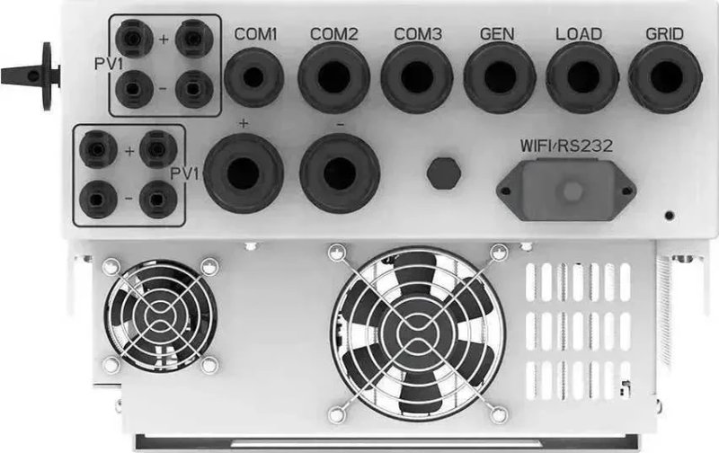 Комплект інвертор Deye SUN-6K-SG05LP1+ акумулятор Deye SE-F5 PRO-C — фото 8