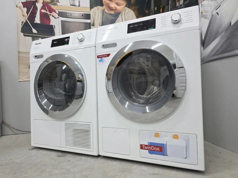 Комплект Miele Excellence пральна та сушильна машина PowerWash SingleWash SteamCare EcoSpeed 9кг завантаження — фото 2