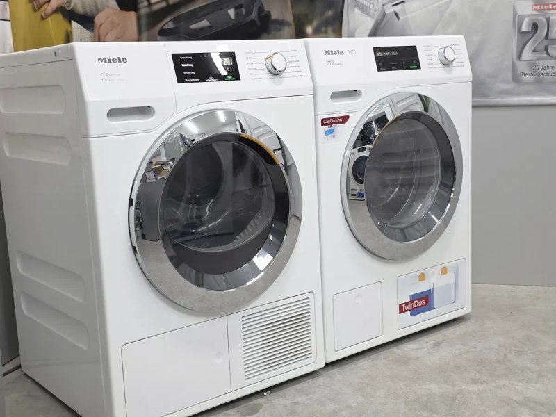 Комплект Miele Excellence пральна та сушильна машина PowerWash SingleWash SteamCare EcoSpeed 9кг завантаження — фото 3