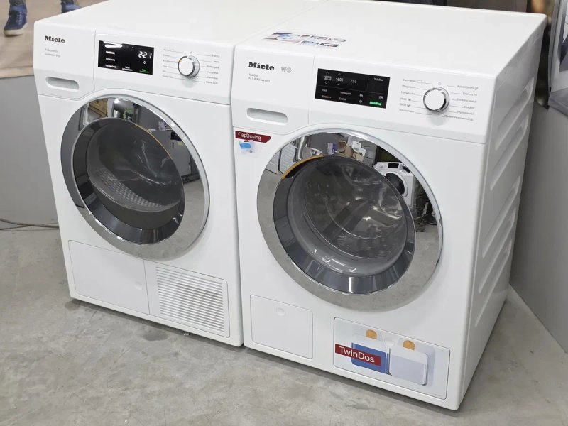 Комплект Miele Excellence пральна та сушильна машина PowerWash SingleWash SteamCare EcoSpeed 9кг завантаження — фото 4