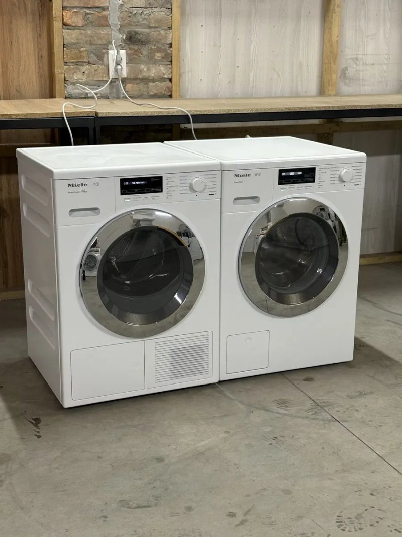 Комплект Miele TKG640WP + WKF120 WPS | Пральна 8 кг + Сушильна — фото 3