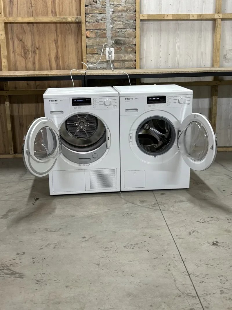 Комплект Miele TKG640WP + WKF120 WPS | Пральна 8 кг + Сушильна — фото 4