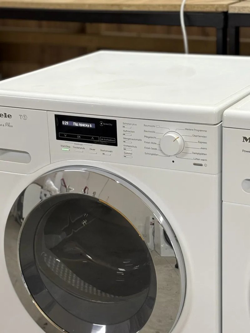 Комплект Miele TKG640WP + WKF120 WPS | Пральна 8 кг + Сушильна — фото 5