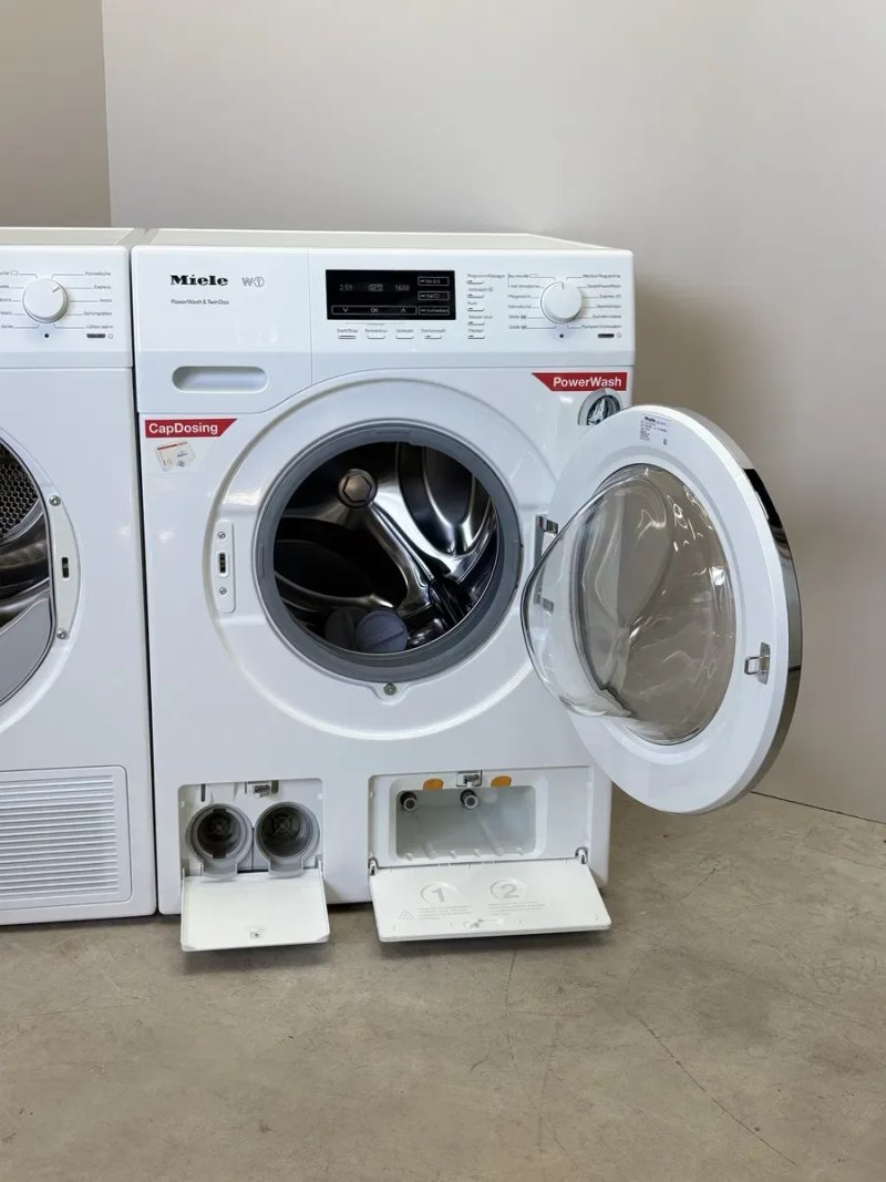 Комплект Miele WKH130 WPS + T1 Active TKB155WP пральна та сушильна машина — фото 4
