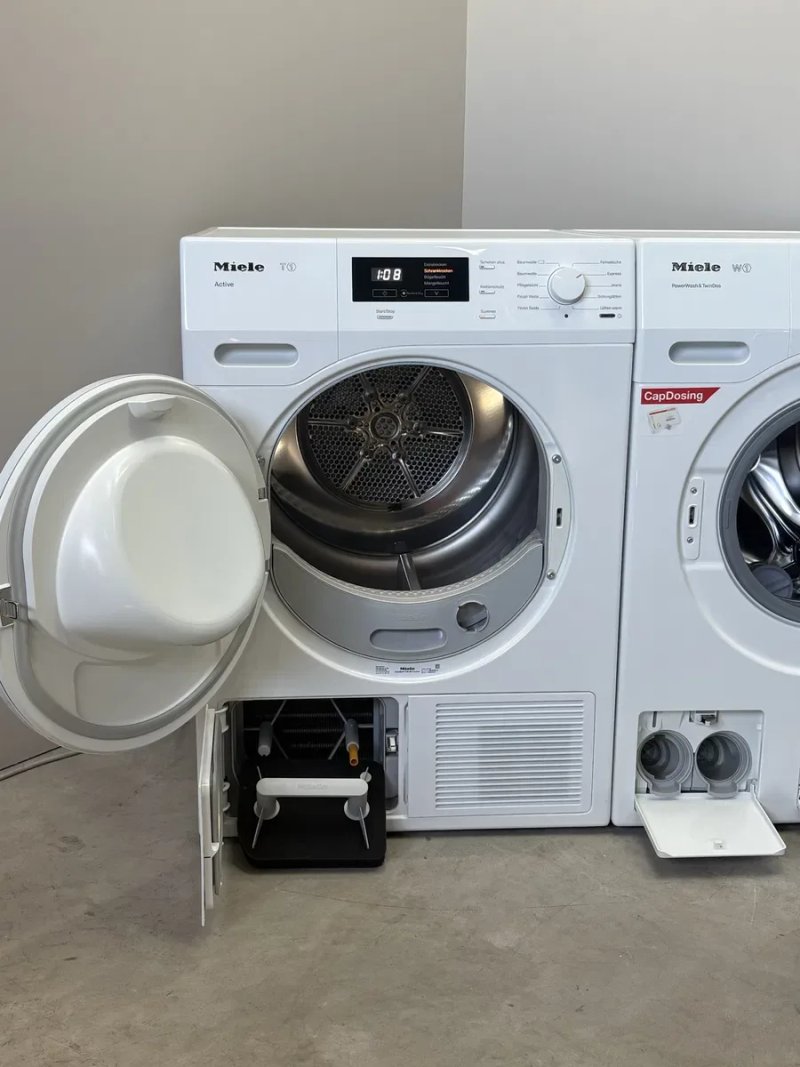 Комплект Miele WKH130 WPS + T1 Active TKB155WP пральна та сушильна машина — фото 7