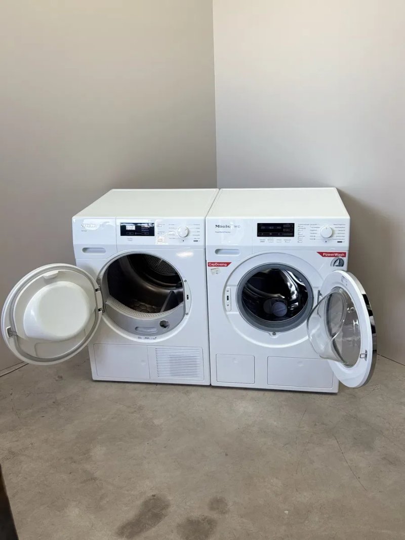 Комплект Miele WKH130 WPS + T1 Active TKB155WP пральна та сушильна машина — фото 8