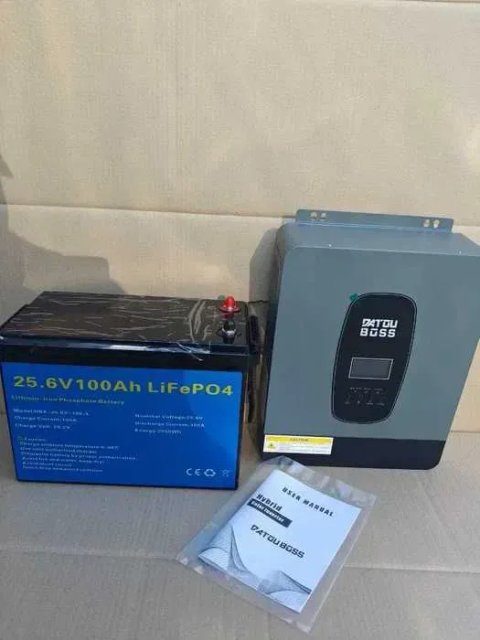 Комплект-резервне живлення 3кВт DATOUBOSS DT2430 + DAXTROMN LiFePO4 24V 100Ah