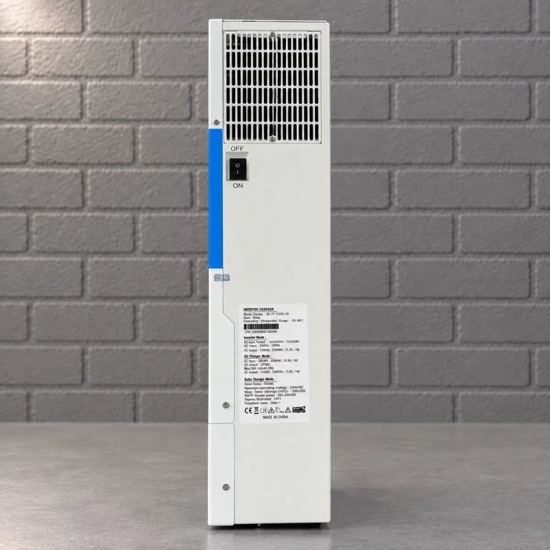 Комплект резервного живлення 10 кВт 2 акумулятори Felicity 10.24 кВт smart BMS LiFePO4 6000 циклів + гібридний сонячний інвертор 5.5 кВт Daxtromn ДБЖ — фото 5