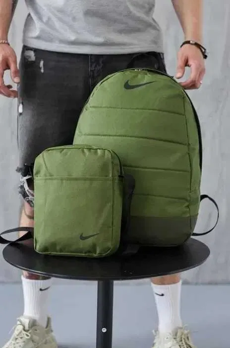 Комплект Рюкзак Сумка через плечо Nike городской мужской женский Найк — фото 5
