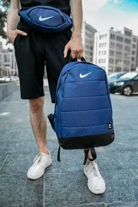 Комплект Рюкзак Сумка через плечо Nike городской мужской женский Найк — фото 7