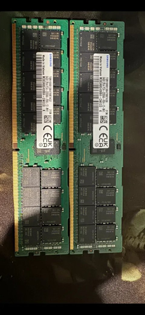 Комплект серверна оперативна память DDR4 ECC 128Gb 3200AA (2x64)