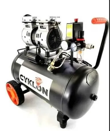 Компресор безмасляний CYKLON 50L l 8 bar на 50 літрів тихий компрессор — фото 2