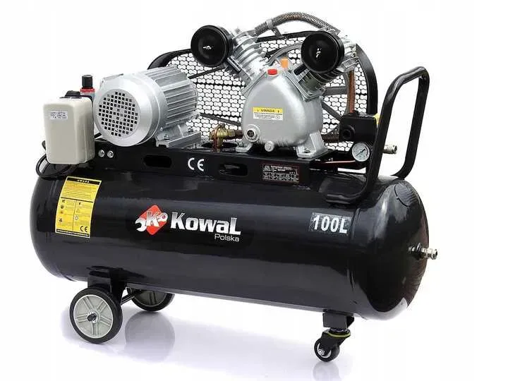 Компресор повітряний з ресивером KowaL Polska 1.8 кВт 100 л 350 л/хв компресор масляний для СТО компрессор масляный — фото 4