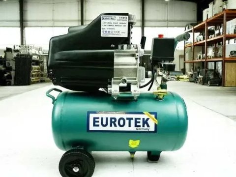 Компрессор EURОTЕК 24 л воздушный компресор повітряний, масляний