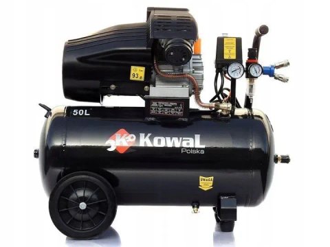 Компрессор KowaL : 3.2 кВт - 50 л. 2-поршневой масляний компресор