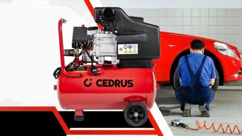 Компрессор воздушный масляный 24л CEDRUS 210л/хв компресор масляний ‼️ повітряний автомобільний для фарбування електричний воздушный электрический