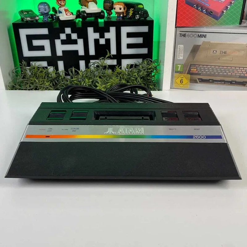 Консоль Atari 2600 Jr. Long Rainbow AV Mod Б/У Оригінальні Приставки Атарі — фото 2