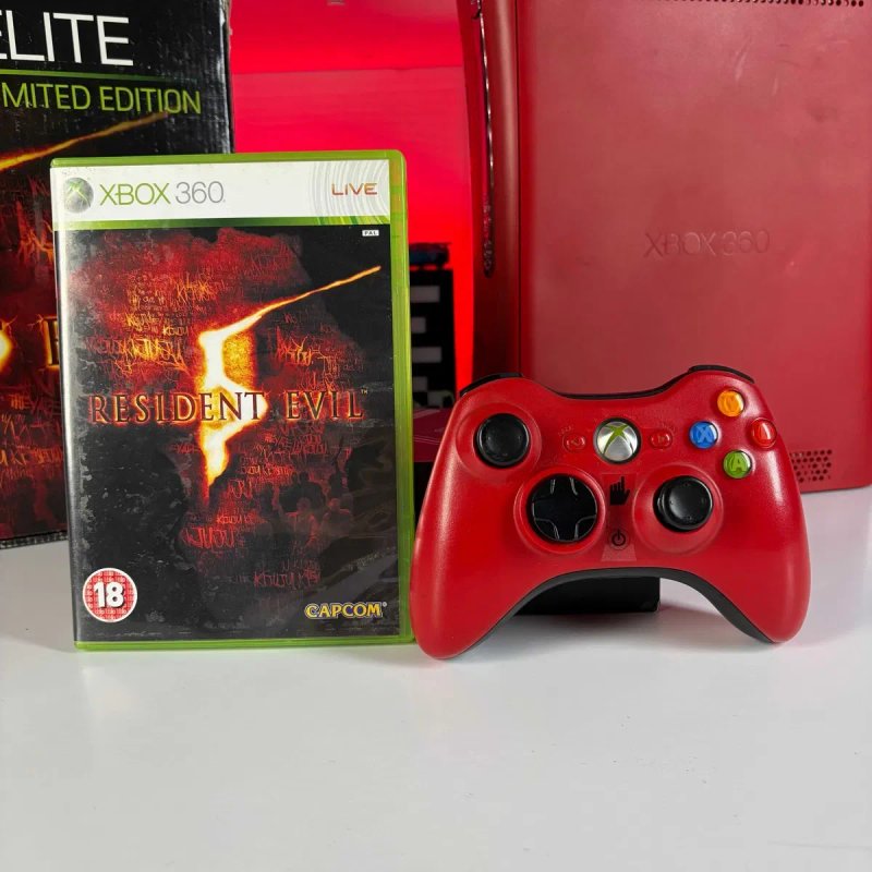 Консоль Microsoft Xbox 360 Jasper Elite Resident Evil 5 Limited Edition LT + Гра + Оригінальна коробка приставка іксбокс 360 лімітована асортимент — фото 4