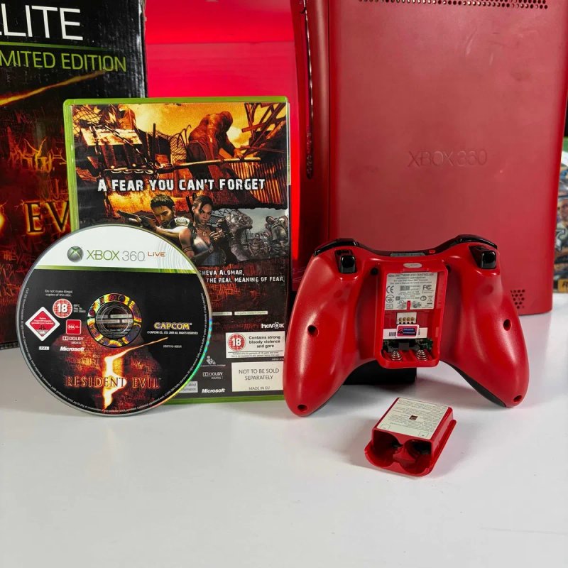 Консоль Microsoft Xbox 360 Jasper Elite Resident Evil 5 Limited Edition LT + Гра + Оригінальна коробка приставка іксбокс 360 лімітована асортимент — фото 5