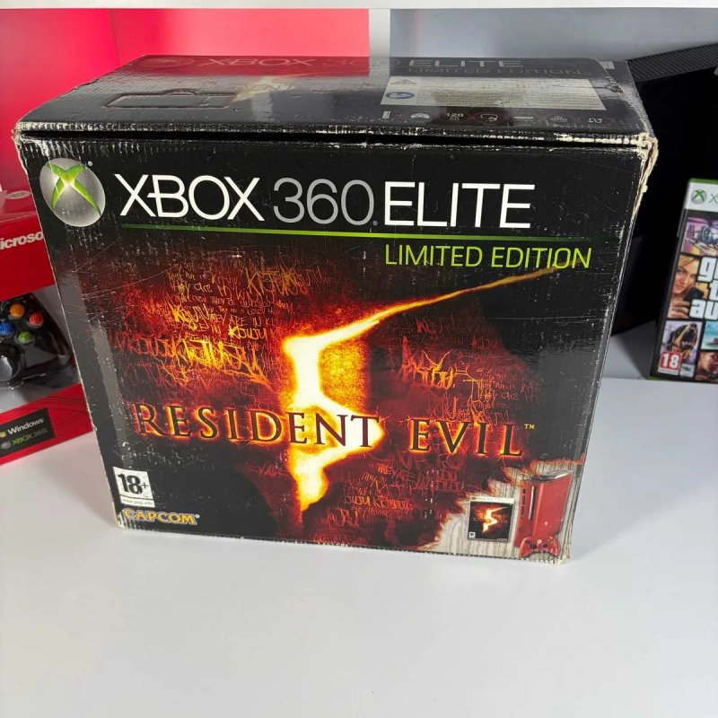 Консоль Microsoft Xbox 360 Jasper Elite Resident Evil 5 Limited Edition LT + Гра + Оригінальна коробка приставка іксбокс 360 лімітована асортимент — фото 6