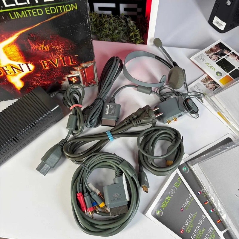 Консоль Microsoft Xbox 360 Jasper Elite Resident Evil 5 Limited Edition LT + Гра + Оригінальна коробка приставка іксбокс 360 лімітована асортимент — фото 7