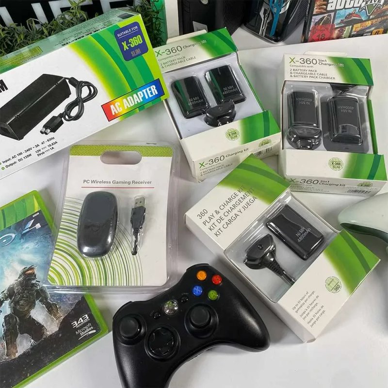 Консоль Microsoft Xbox 360 S Freeboot 500GB Б/У приставка іксбокс 360 С фрібут асортимент консолі майкрософт хбокс 360 — фото 6