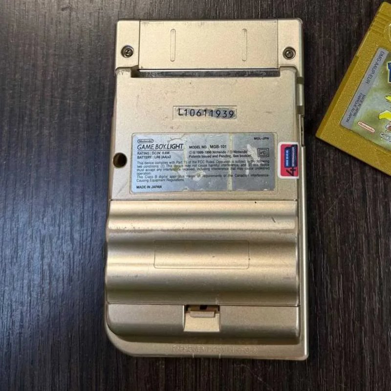 Консоль Nintendo Game Boy Light MGB-101 Gold Б/У портативка нінтендо Геймбой Лайт асортимент консоль гейм бой нінтендо — фото 2
