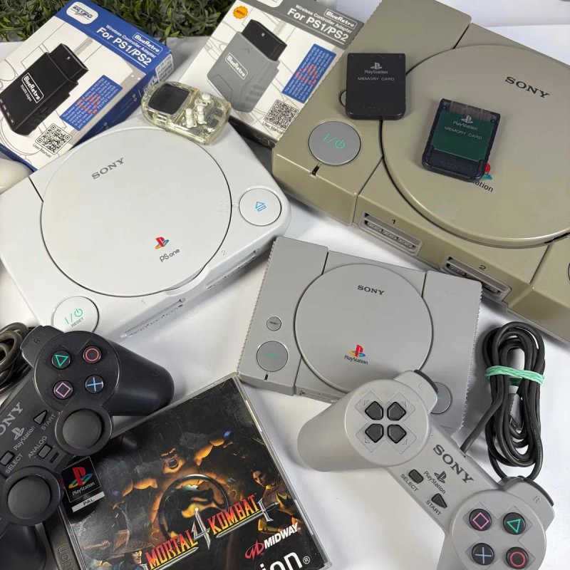 Консоль Sony PlayStation 1 Slim Б/У приставка Соні Плейстейшен Слім Асортимент консолей PS — фото 5