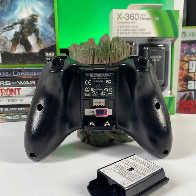 Консоль Xbox 360 S Freeboot приставка Іксбокс Б/У + Геймпад Оригінал + Kinect + 5 встановлених ігор асортимент приставок хбокс — фото 5