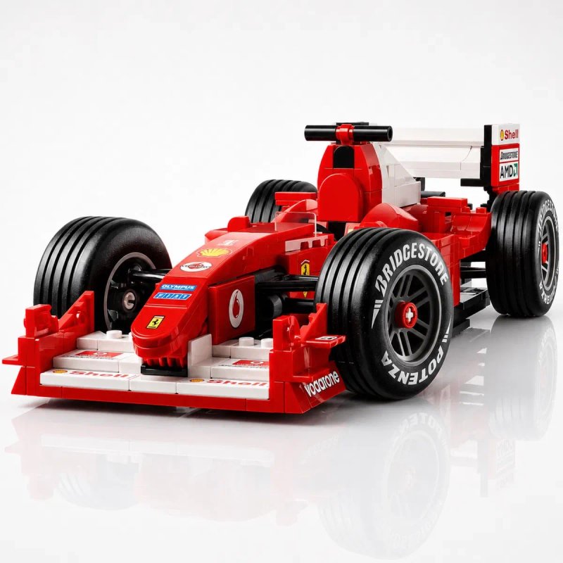 Конструктор Icons – Ferrari F2004 & Michael Schumacher (11375) | 735 деталей | сумісний з LEGO — фото 2